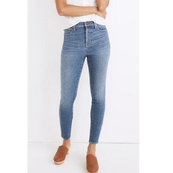 Madewell Denim - Madewell Women's 9" Mid-rise Light Wash Skinny Jeans Size 27 Style MB331